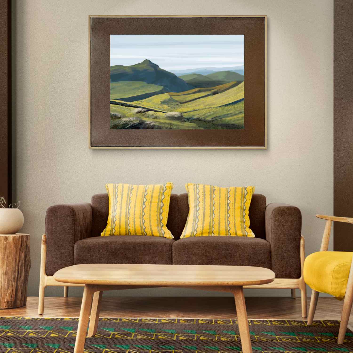 Artwork room view