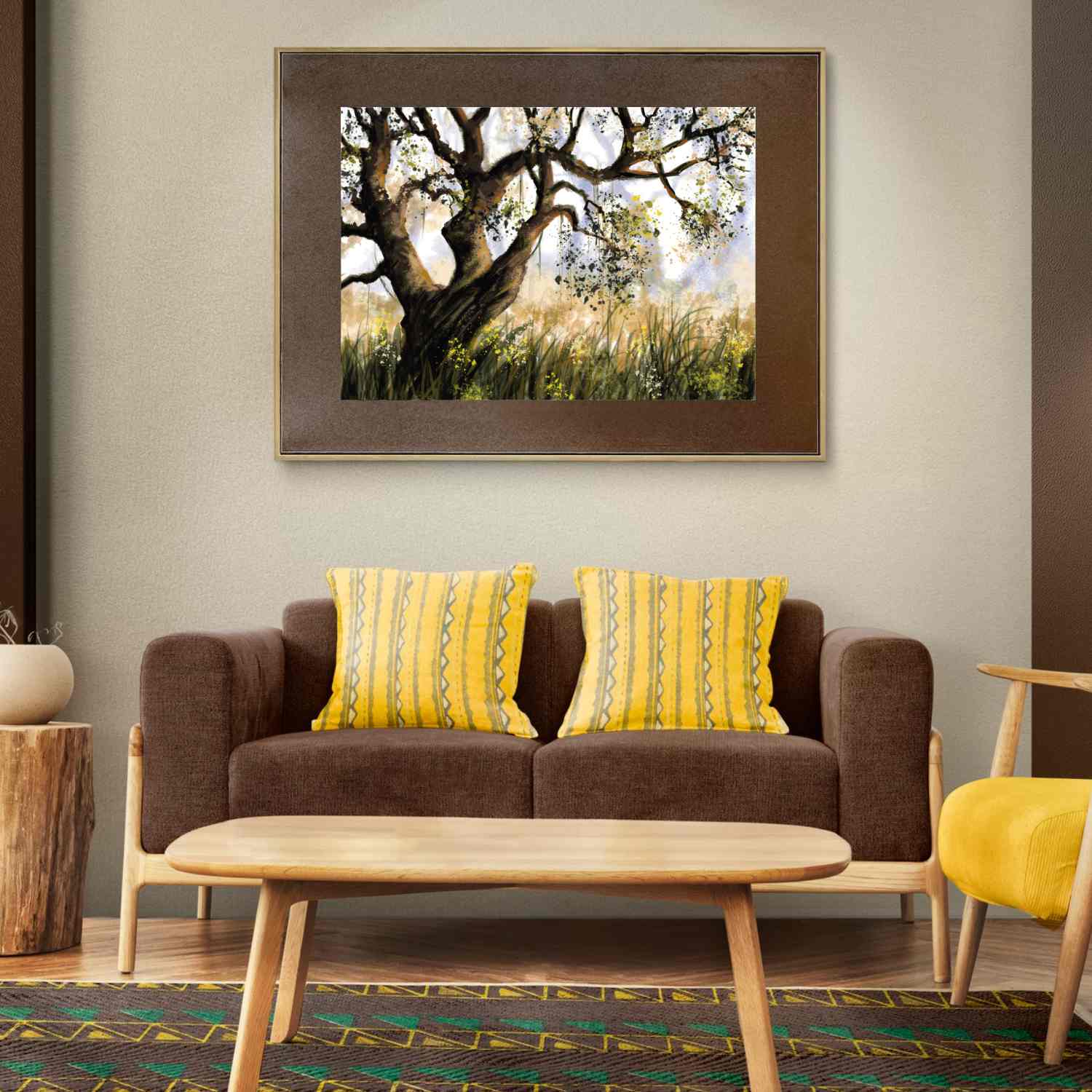 Artwork room view