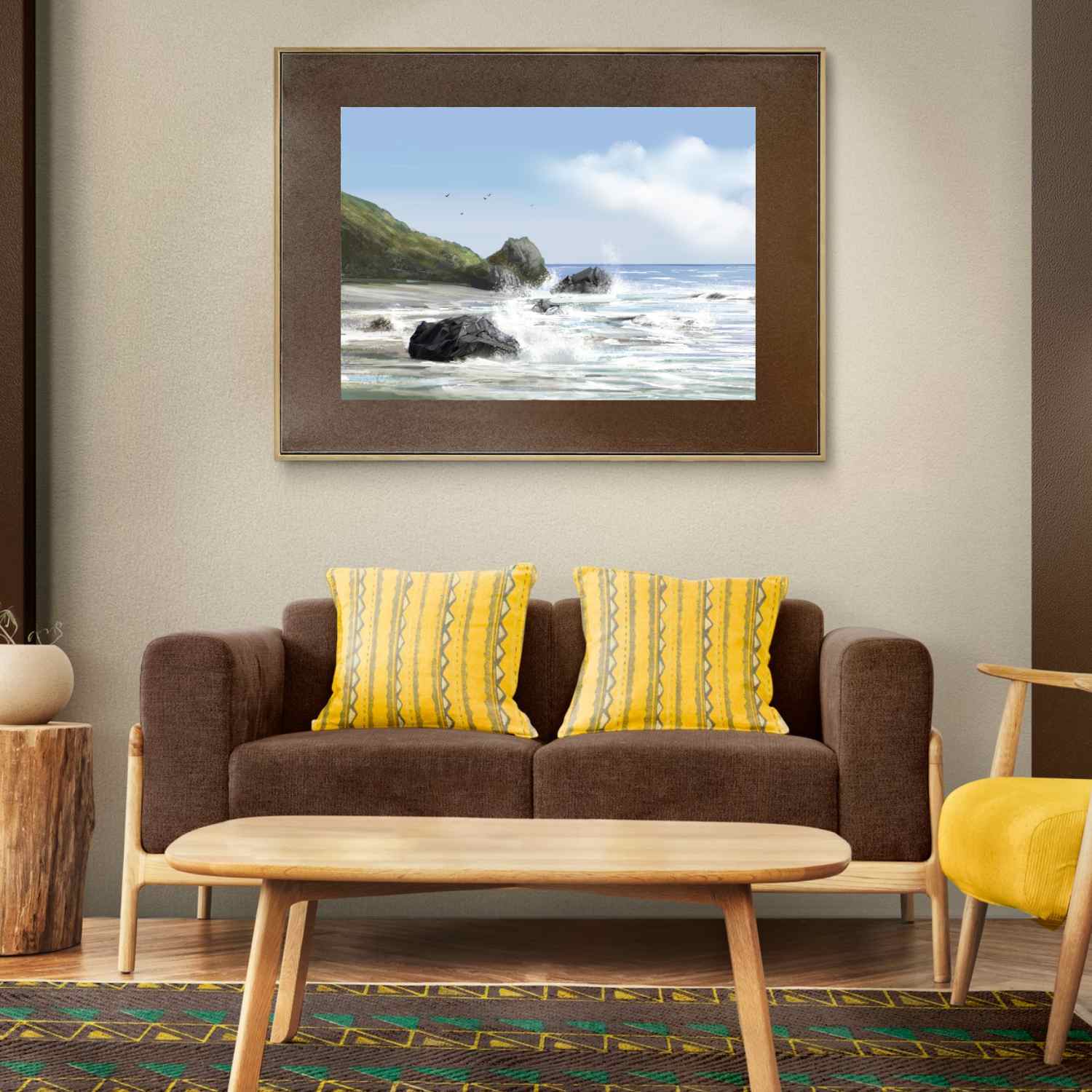 Artwork room view