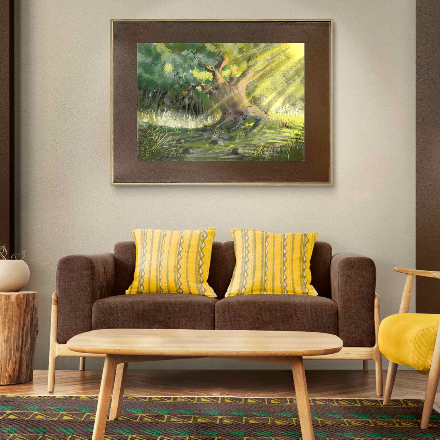 Artwork room view