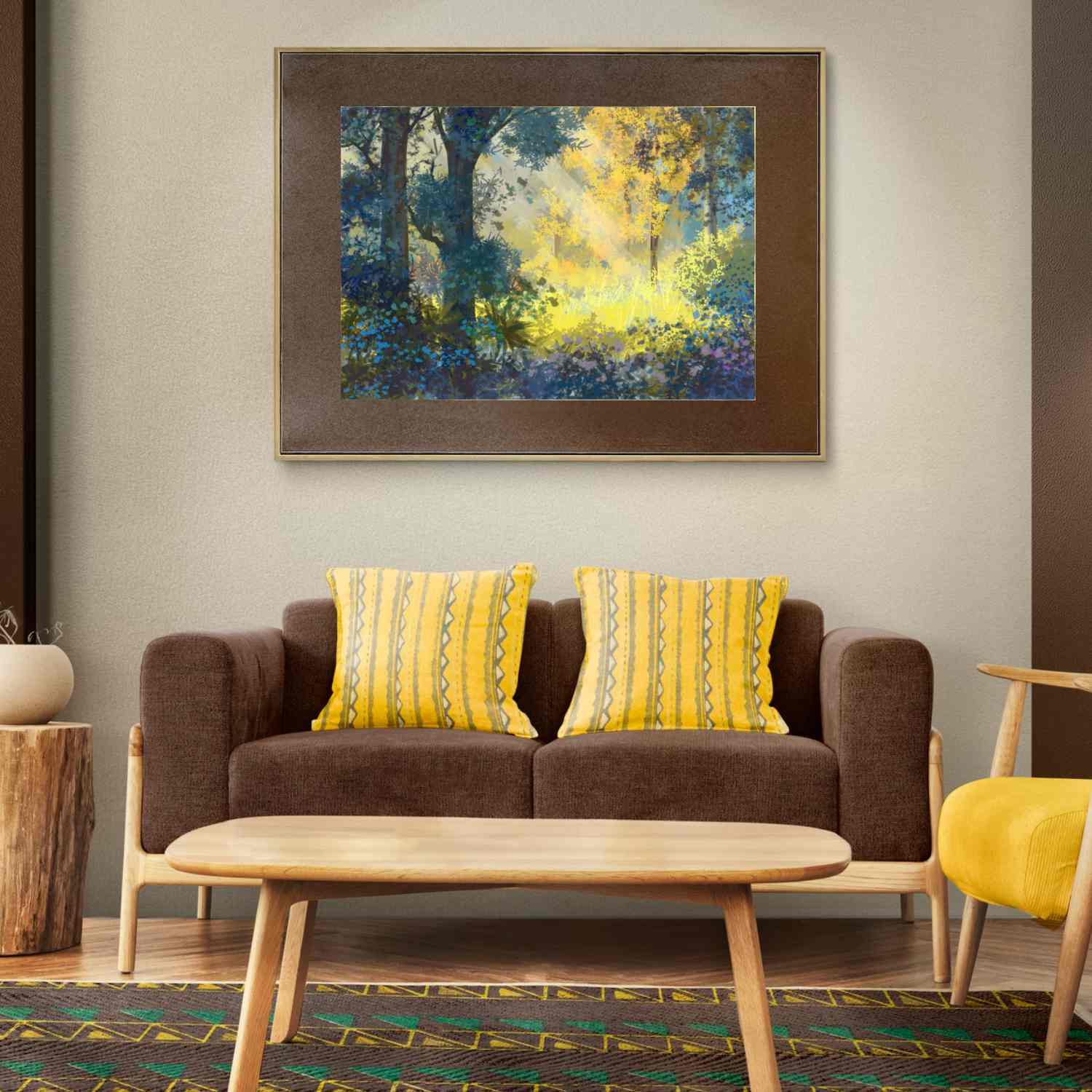 Artwork room view