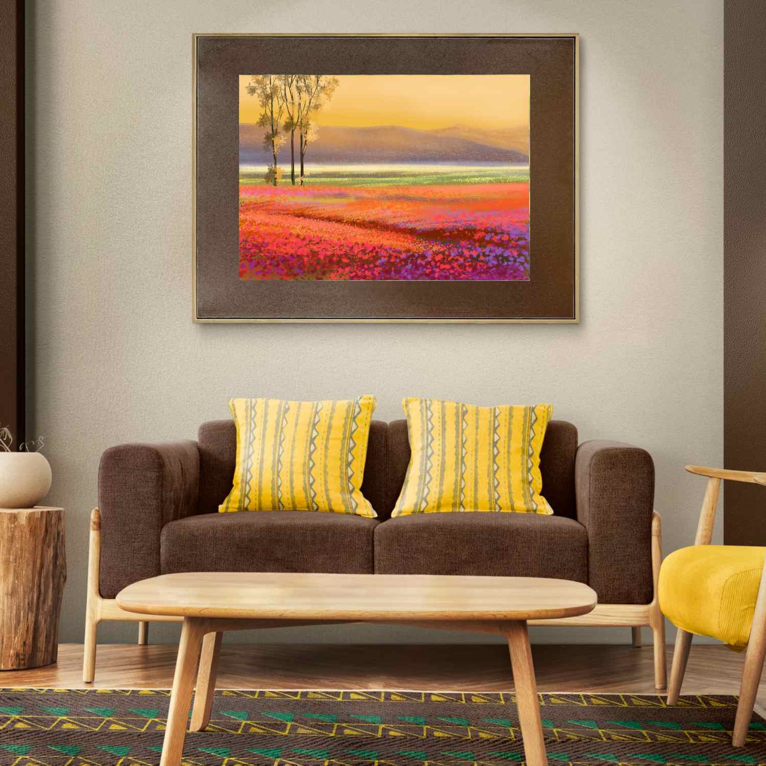 Artwork room view