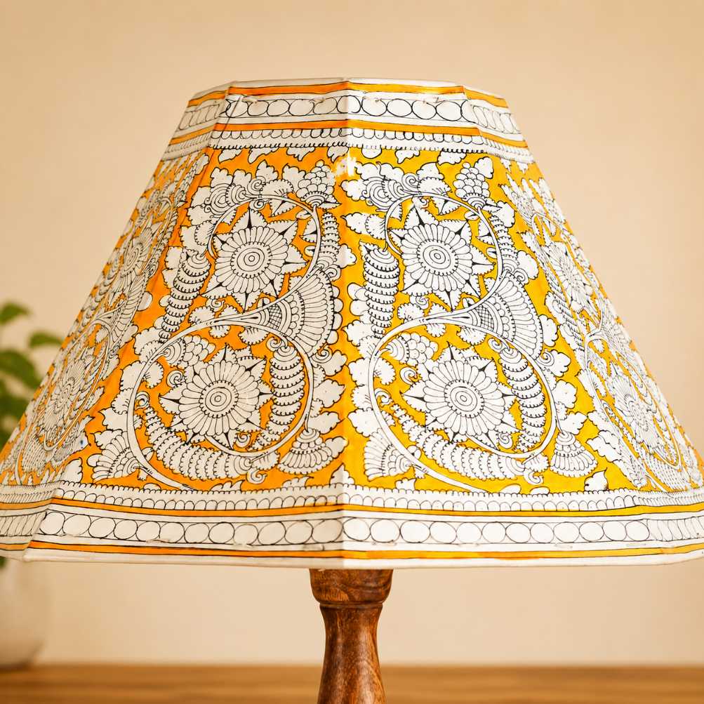 Tree of Life Leather Puppetry Lampshade