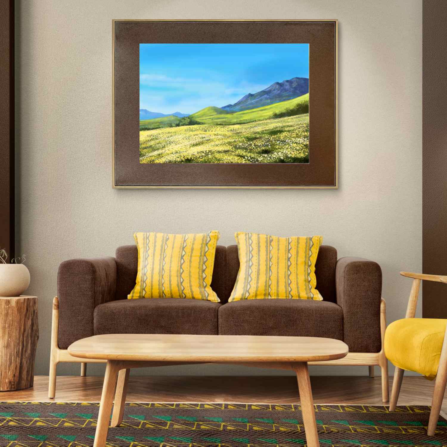 Artwork room view