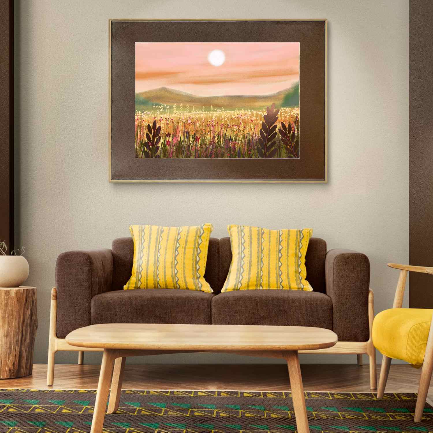 Artwork room view