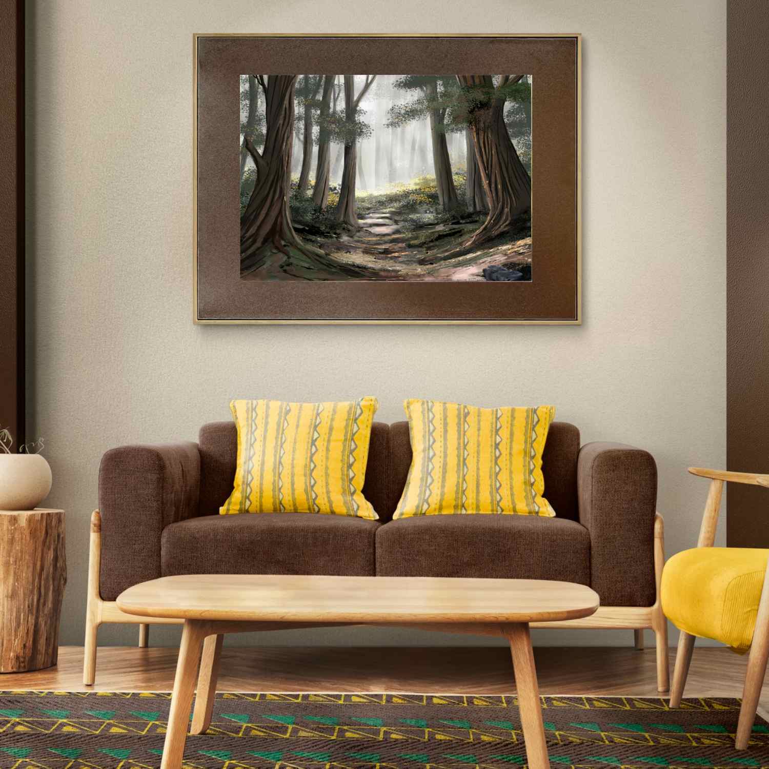 Artwork room view