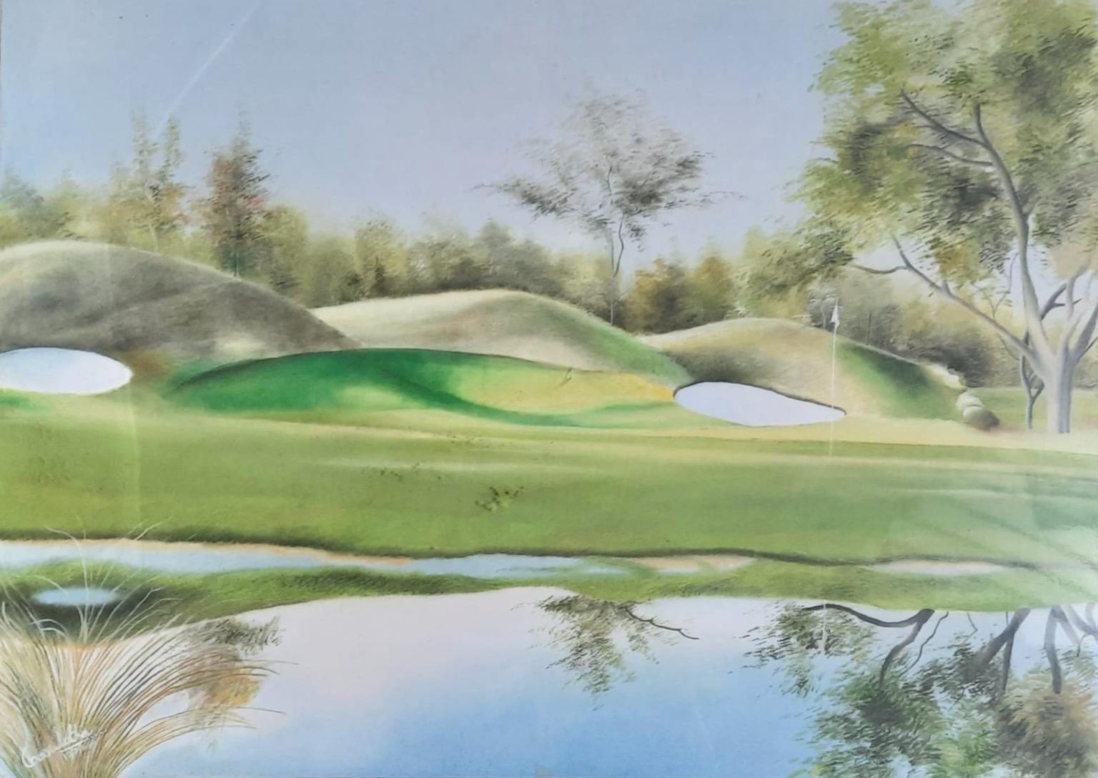 Serene Golf Course Landscape