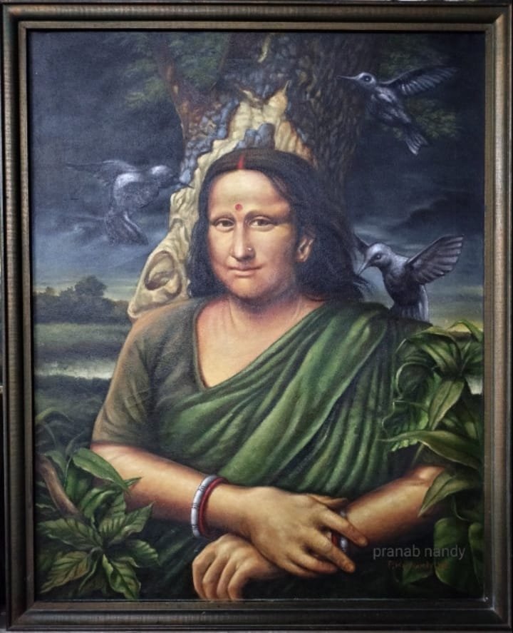 Monalisa is a Indian bengali village woman