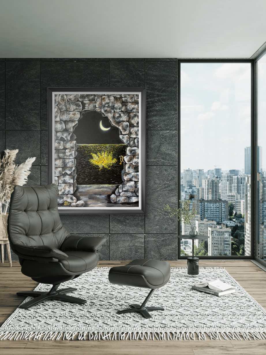 Artwork room view
