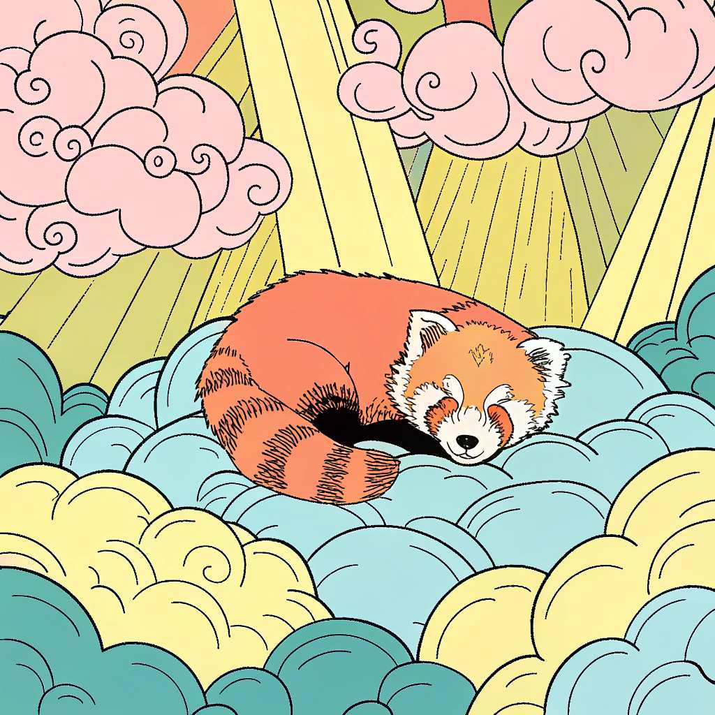 Dreaming Red Panda