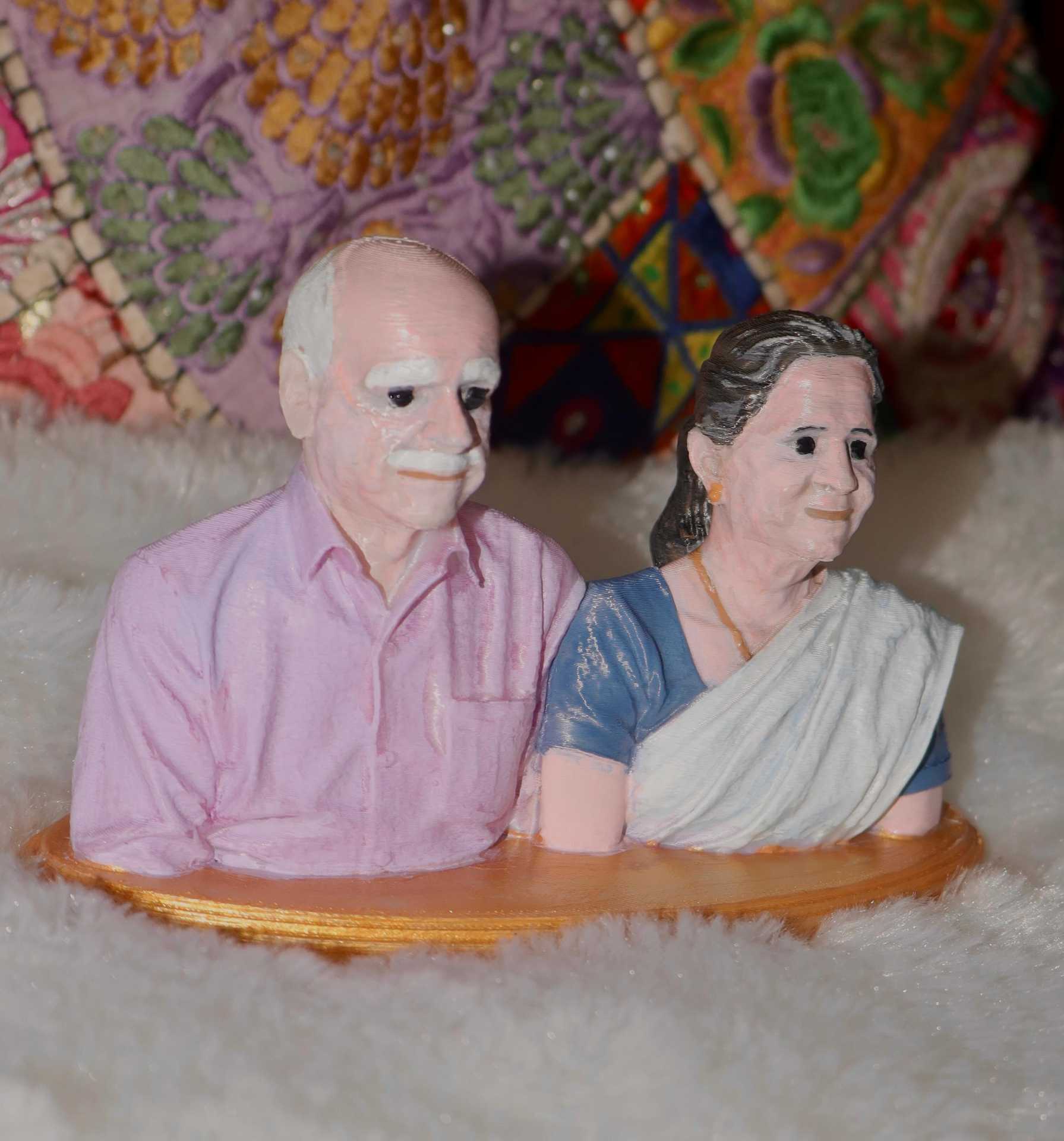 Customisation 3d Half couple miniature