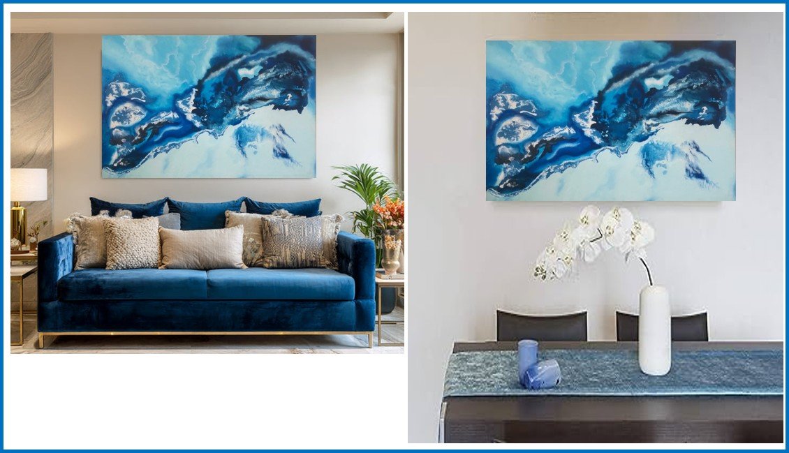 Artwork room view
