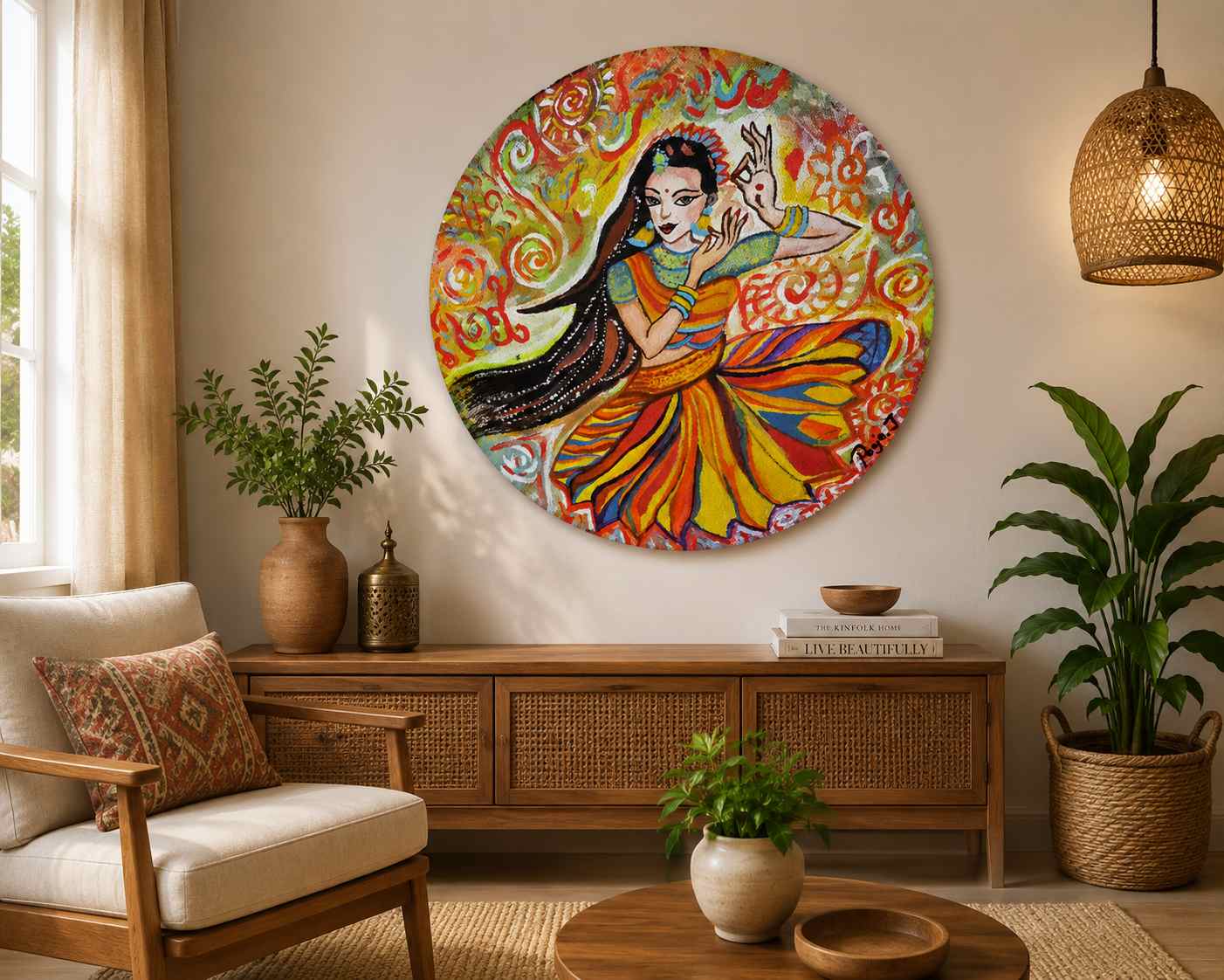 Artwork room view