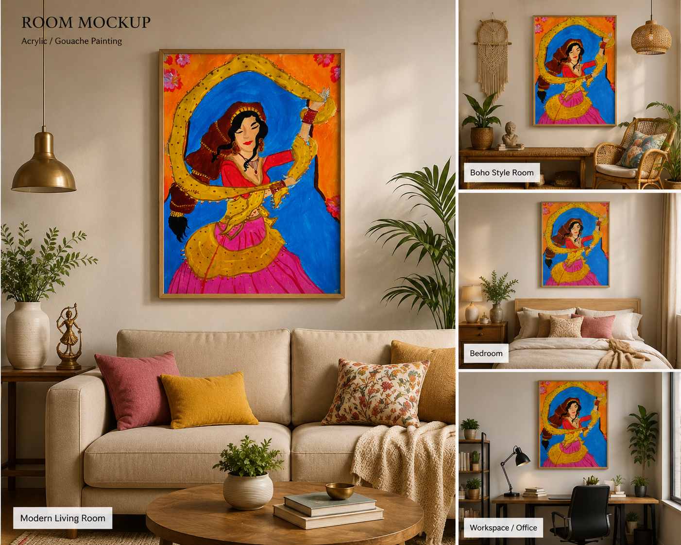 Artwork room view