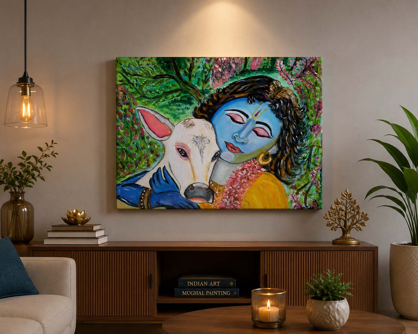 Artwork room view