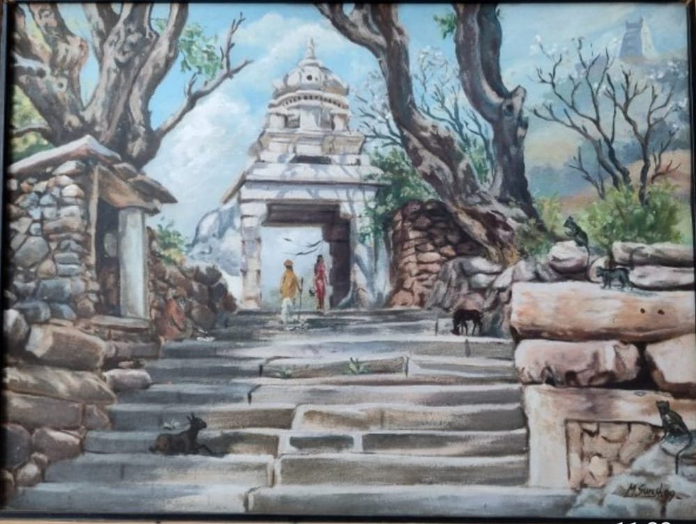 Melukote – Temple Entrance Steps